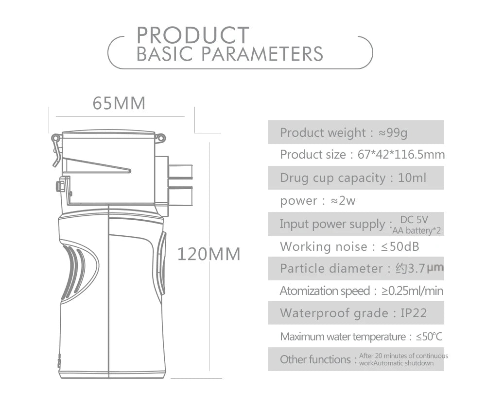 Portable Nebulizer Inhaler