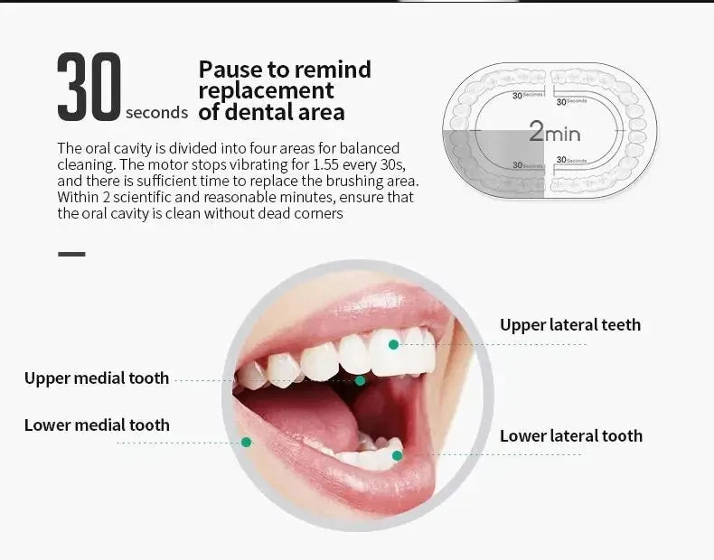 Electric Ultrasonic Toothbrush