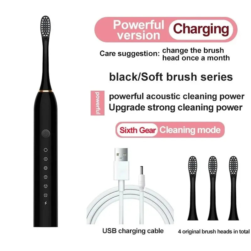 Electric Ultrasonic Toothbrush