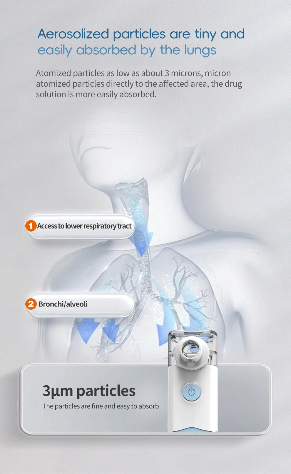 Handheld Portable Inhale Nebulizer