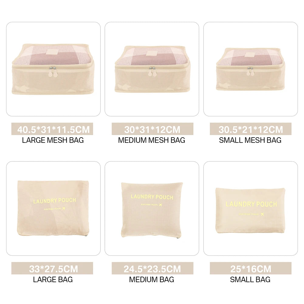 Multi pieces Travel Organizer
