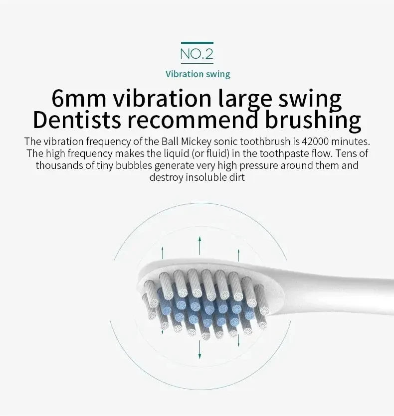 Electric Ultrasonic Toothbrush