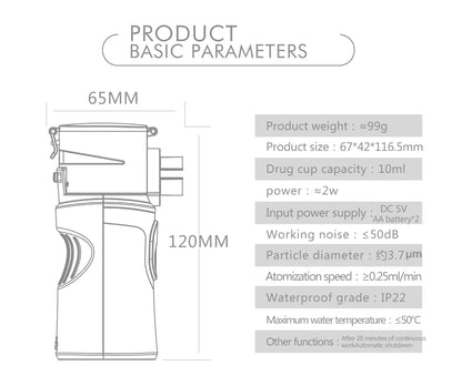 Portable Nebulizer Inhaler