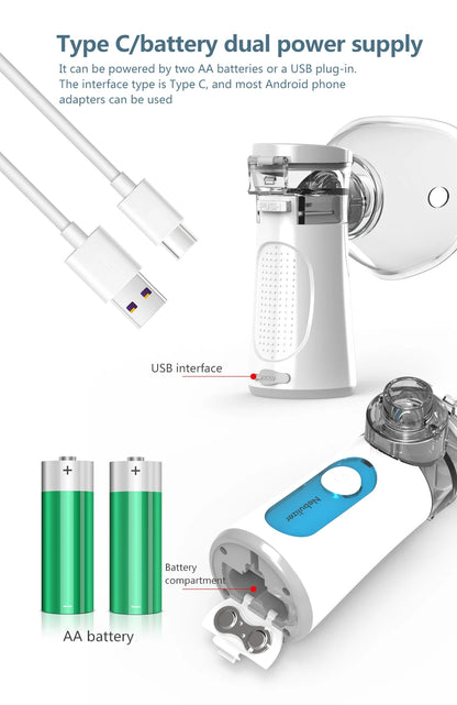 Handheld Mesh Nebulizer Inhaler