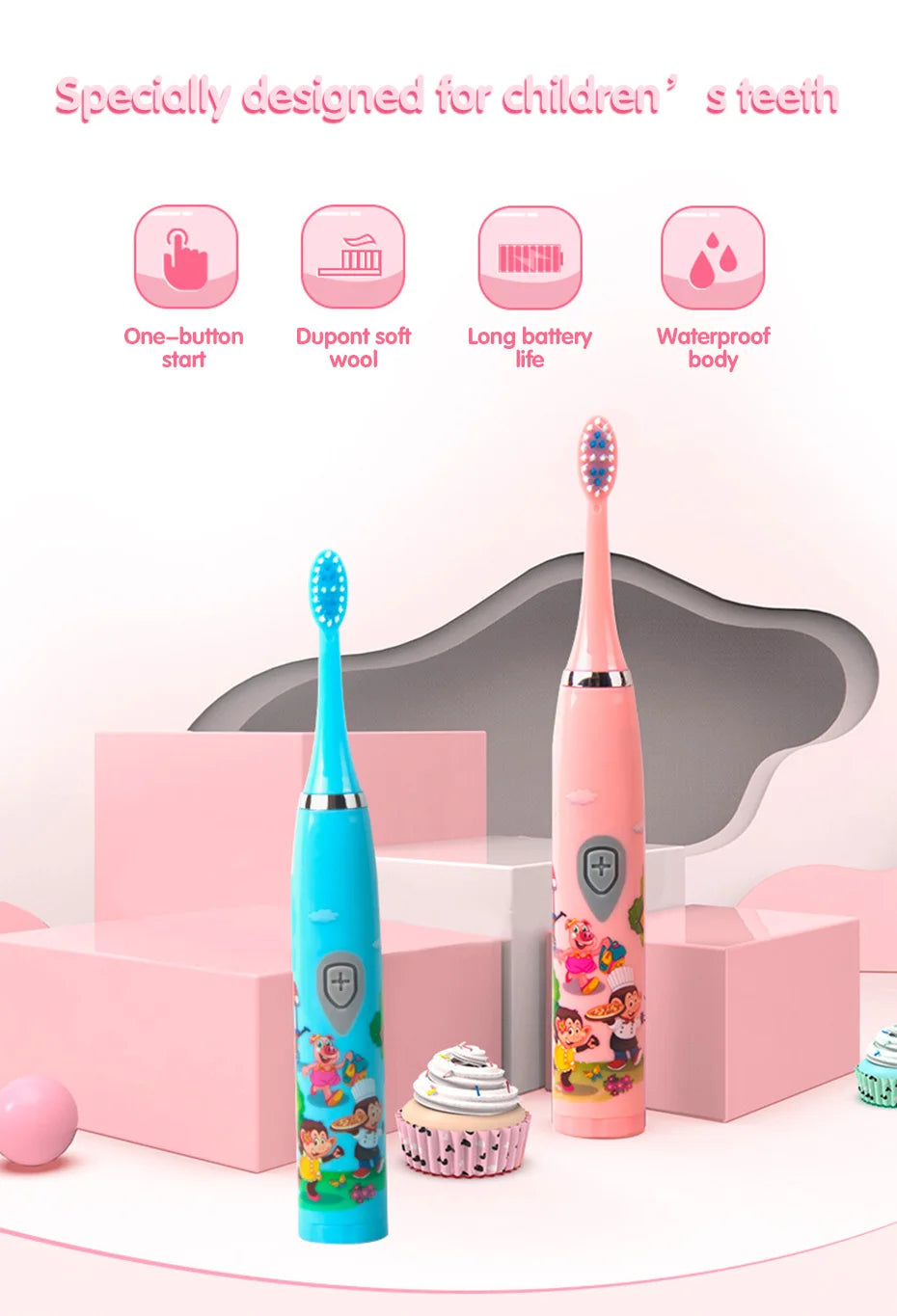 Electric Toothbrush For Kids