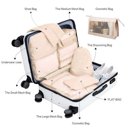 Multi pieces Travel Organizer