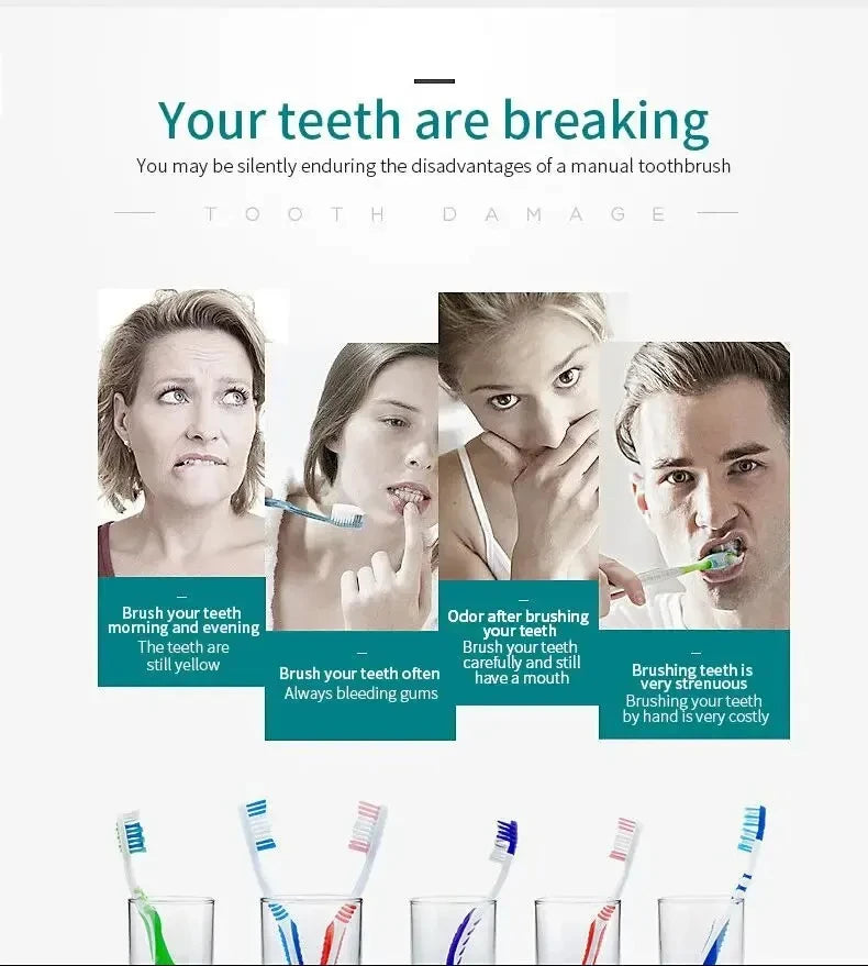 Electric Ultrasonic Toothbrush