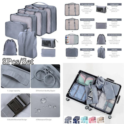 Multi pieces Travel Organizer