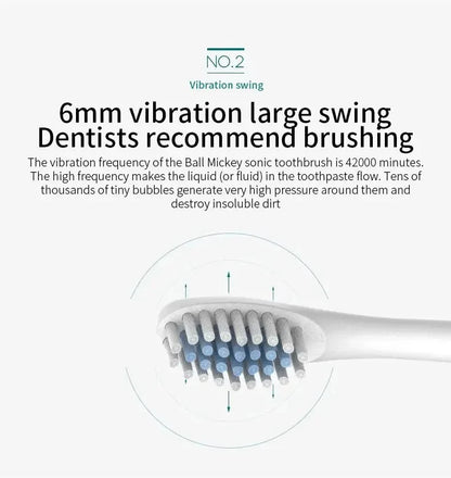 Electric Ultrasonic Toothbrush