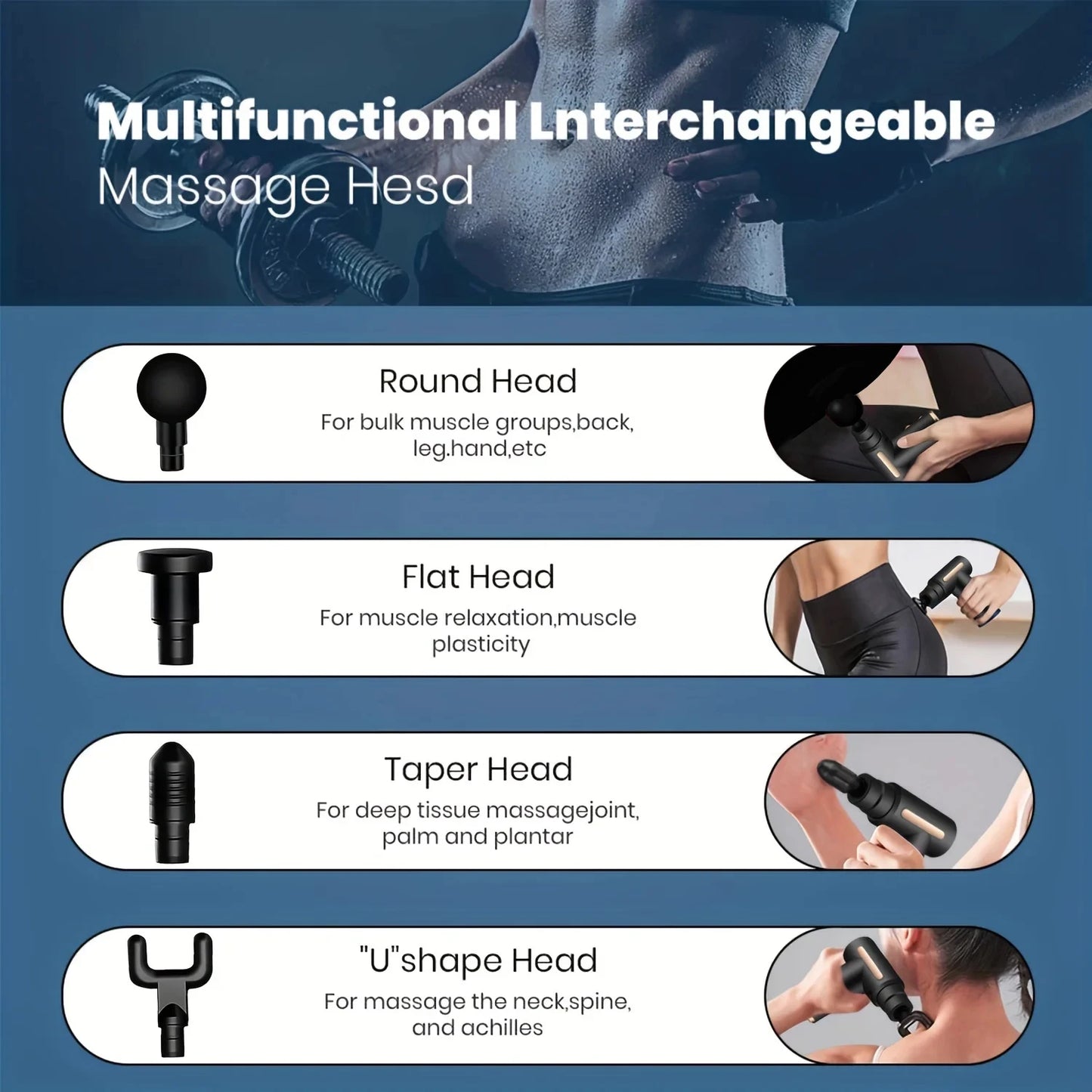 Portable Vibration Massage Gun